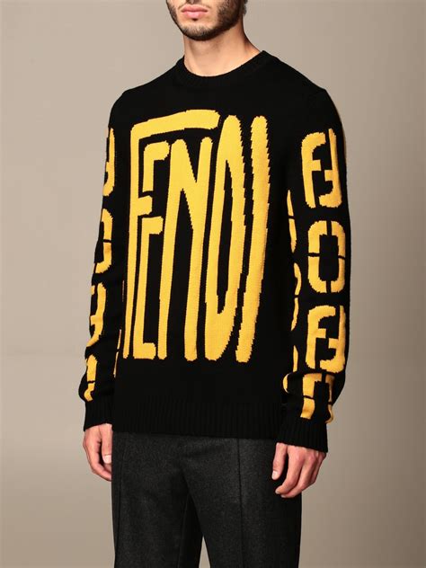 fendi sweater men& 39|Fendi oversized sweater.